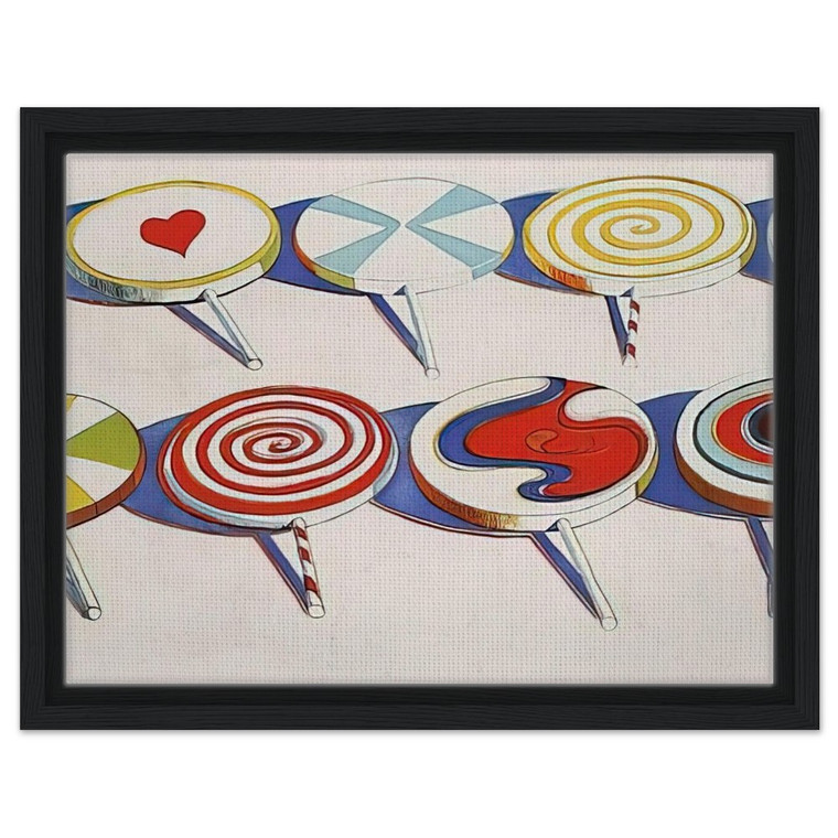 Wayne Thiebaud  Big Suckers  1971 Framed Canvas