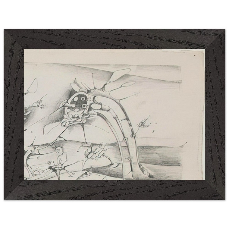 Lee Bontecou  UNTITLED 1997 Premium Wooden Framed Art Print / Poster