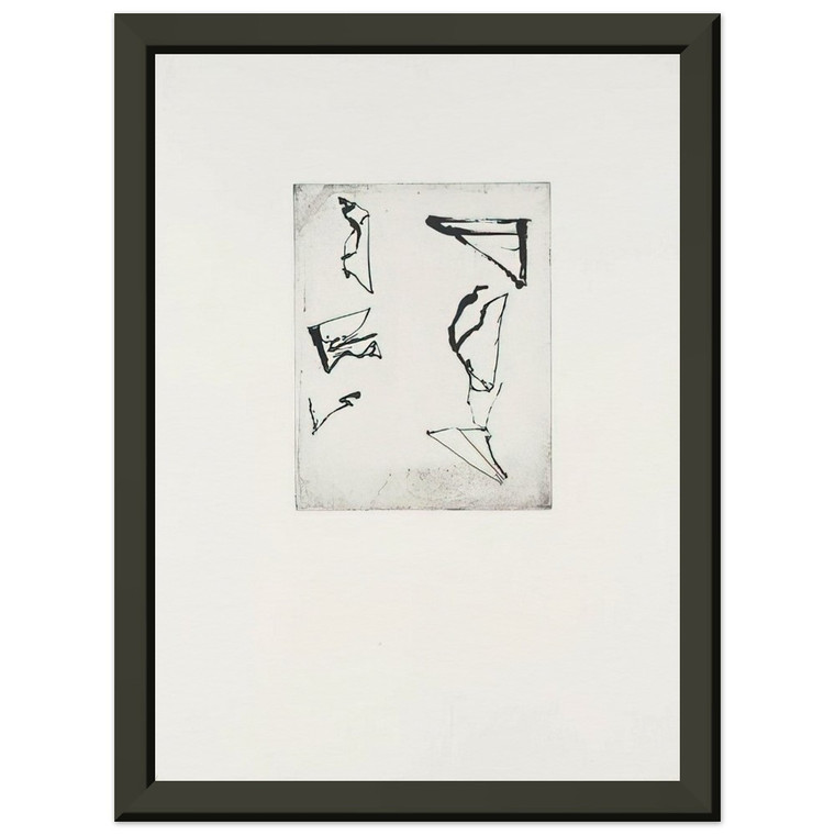 Brice Marden Etchings to Rexroth 1 1986 Metal Framed Print