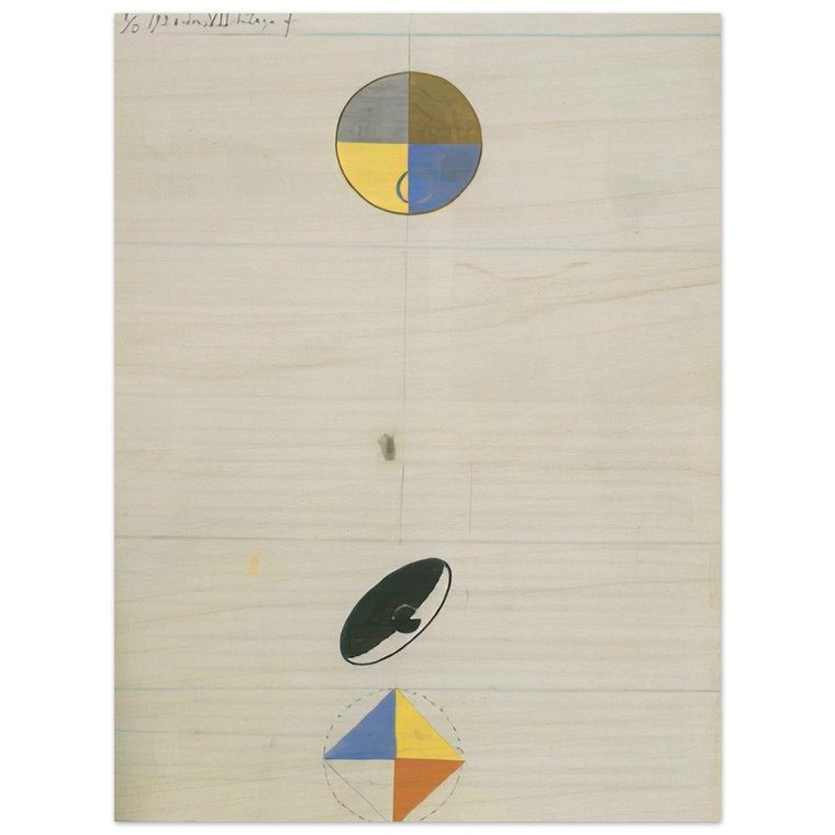 Hilma af Klint  SERIES NO VII NO 3F 1920 Wood Print