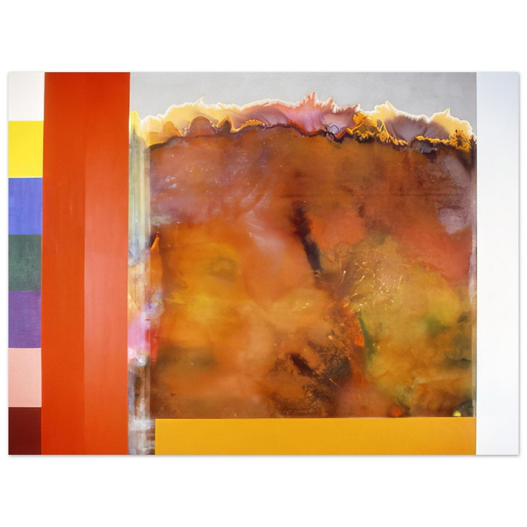 Ronnie Landfield  For The Ages  1985 Aluminum Print