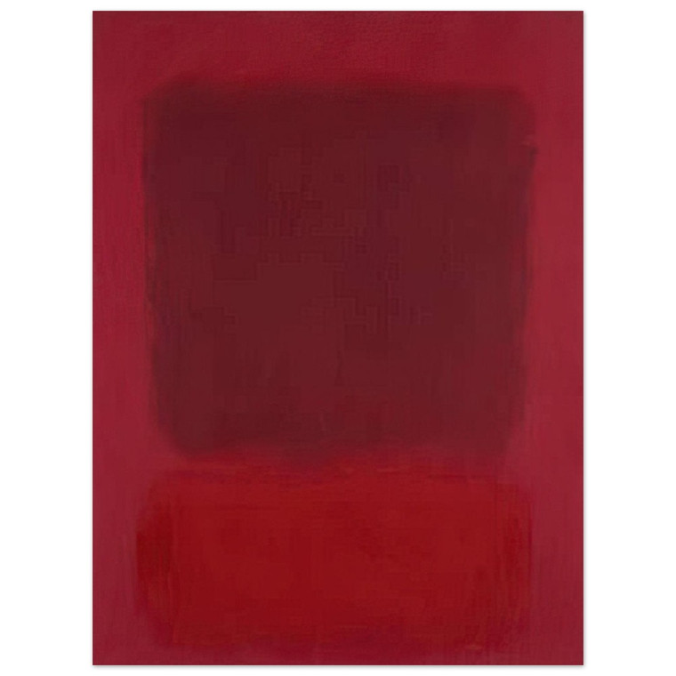 Mark Rothko  Red and Brown  1957 Aluminum Print