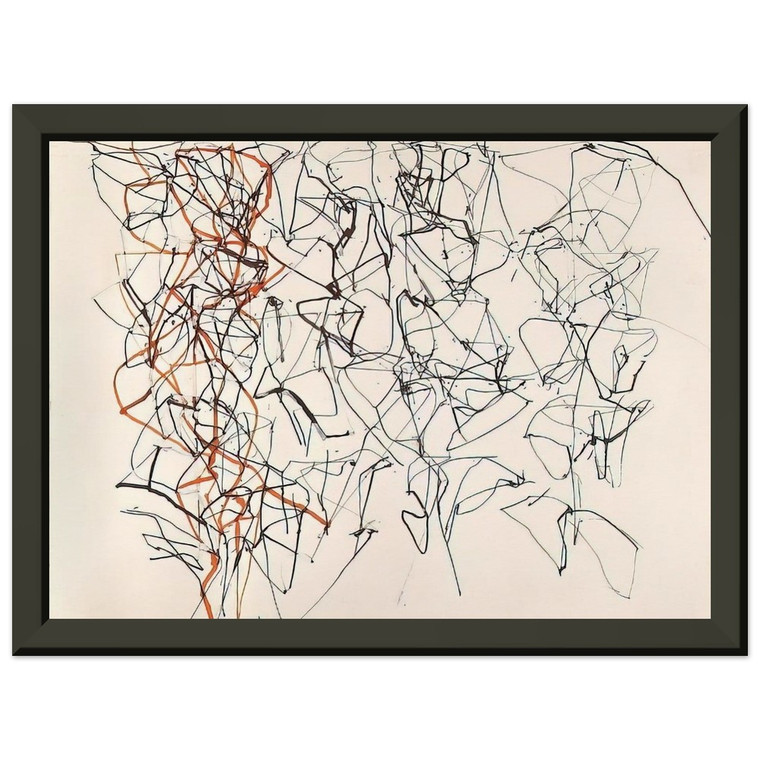 Brice Marden Study for the Virgins Premium Metal Framed Art Print / Poster