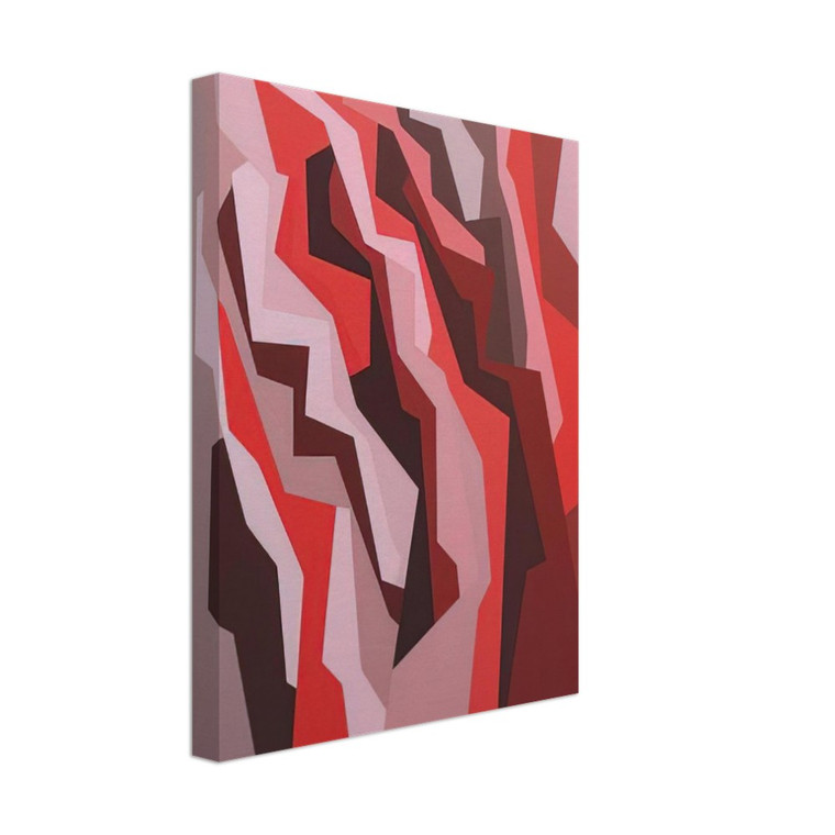 Karl Benjamin  Orange Red Umber  1958 Canvas