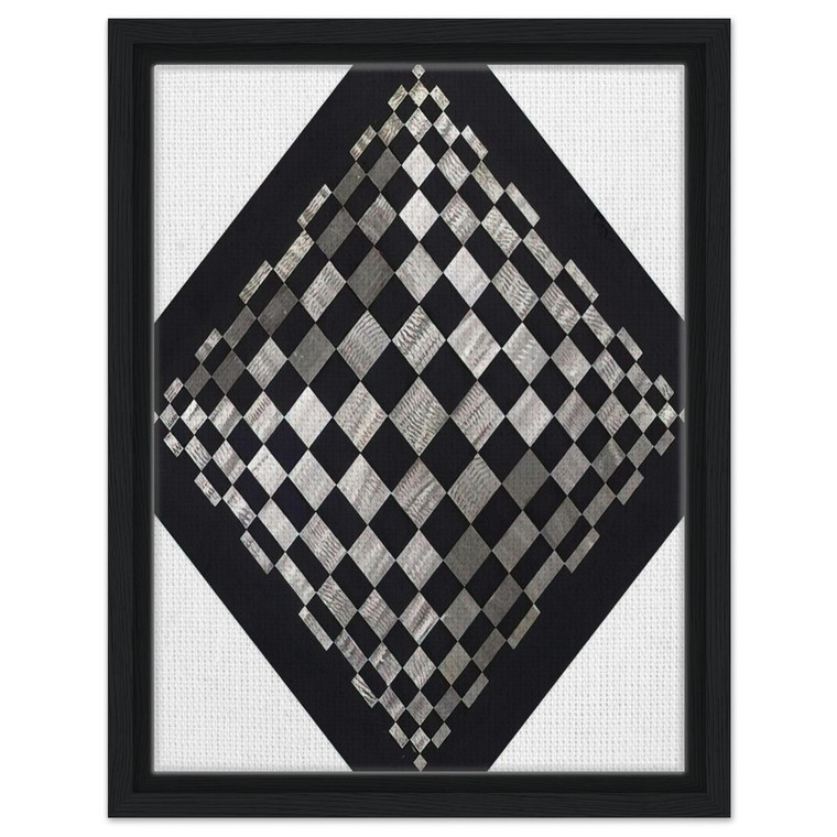 Dadamaino  Ottico dynamico  Op Art Framed Canvas