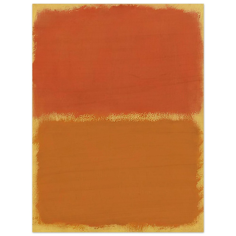 Mark Rothko  Orange Red Orange  1961 Wood Print