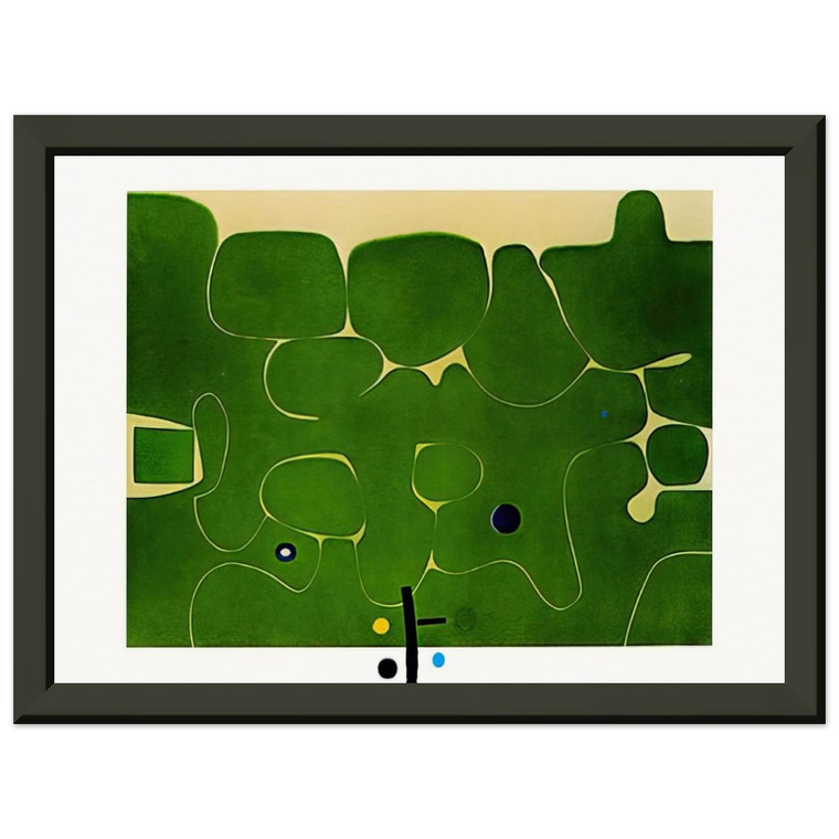 Victor Pasmore Labyrinth Psyche 1986 Premium Metal Framed Art Print / Poster