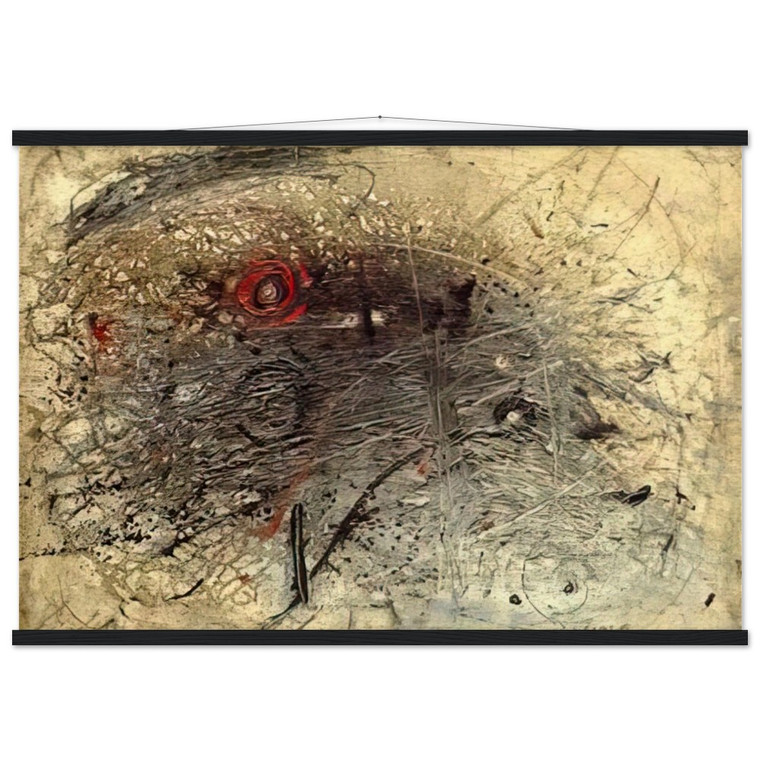 Emil Schumacher Untitled Tachisme N6 Matte Paper Poster with Hanger