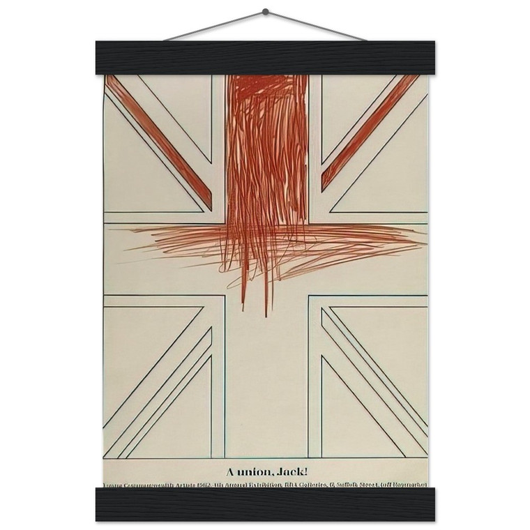 Billy Apple Union Jack Young Commonwealth Artists 1962 Poster