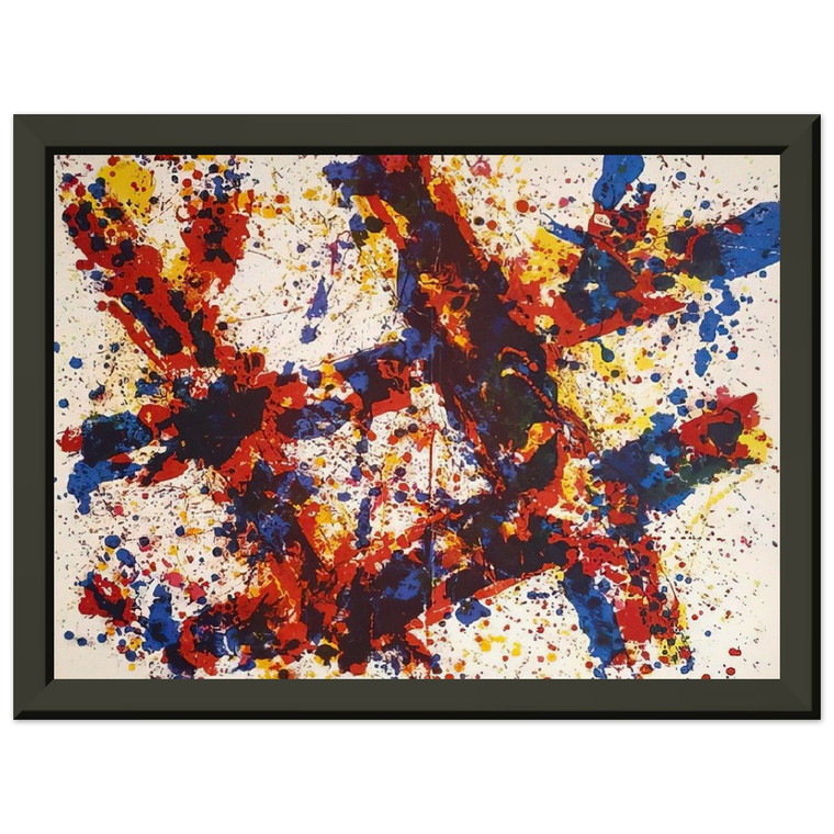 Sam Francis  Firewood Premium Metal Framed Art Print / Poster