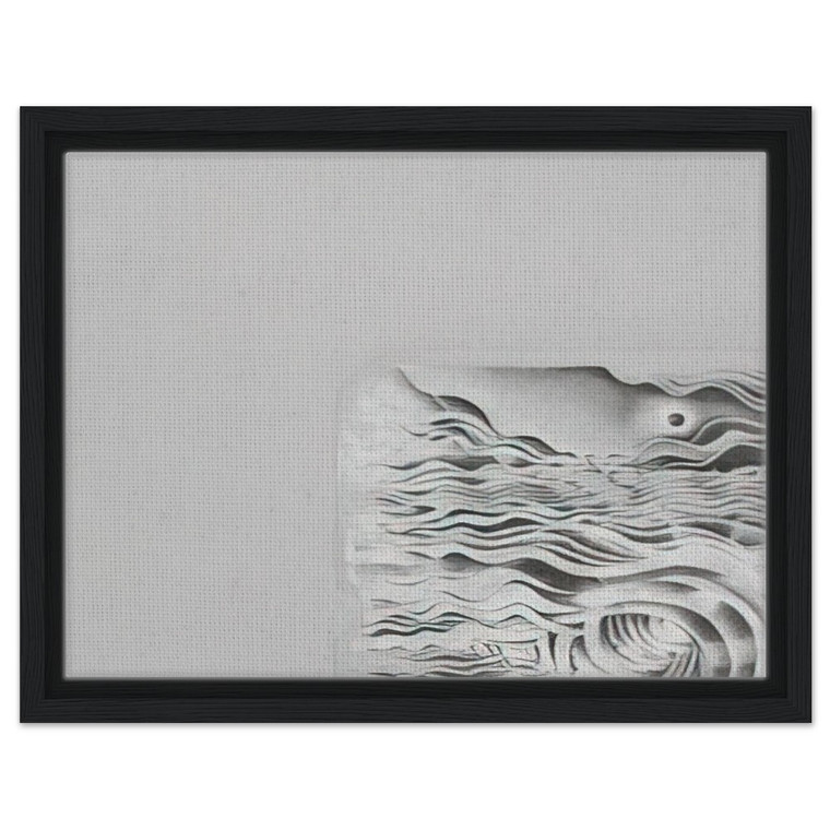 Lee Bontecou  STUDY FOR AN UNTITLED PRINT 1982 Framed Canvas