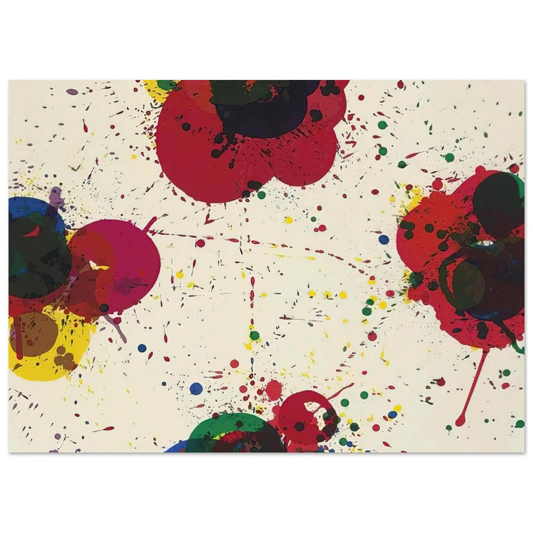 Sam Francis  Red Again Fine Art Poster / Art Print