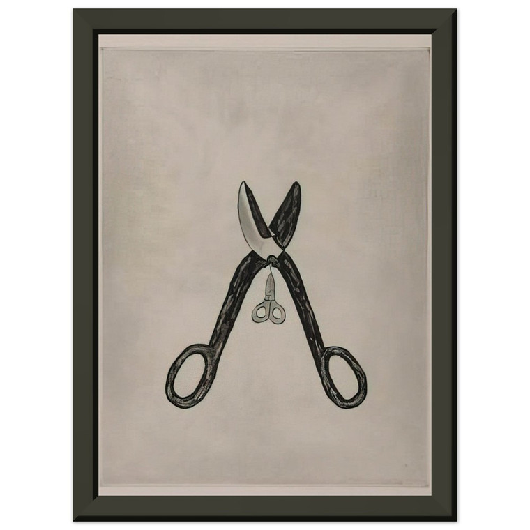 Louise Bourgeois  SCISSORS 1994 Premium Metal Framed Art Print / Poster