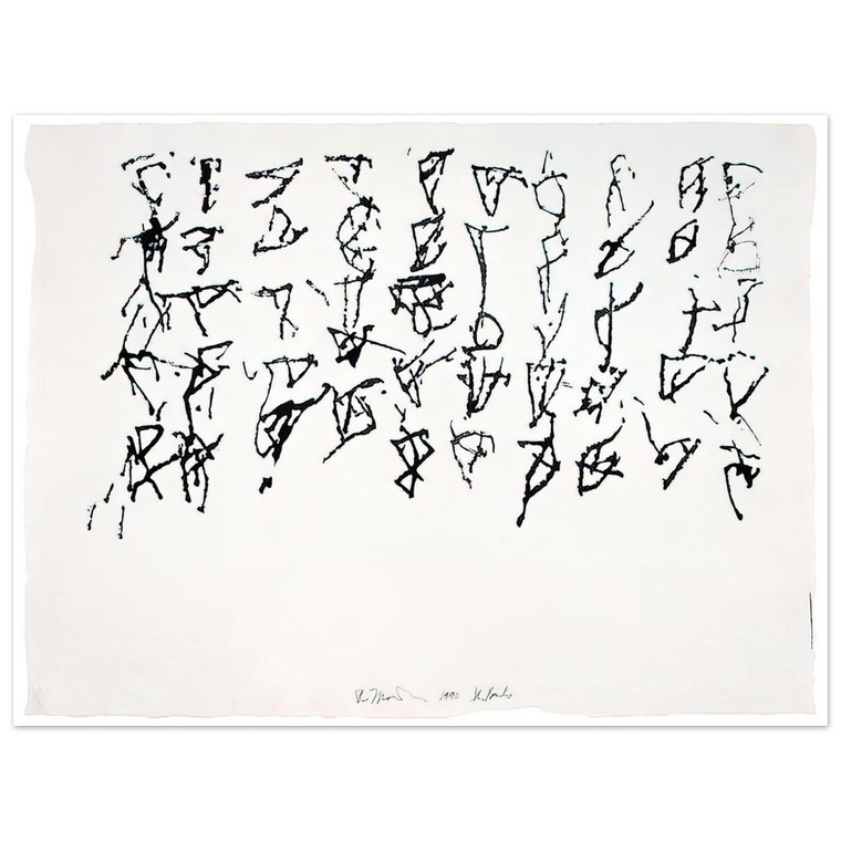 Brice Marden  St Barts 1  1991 Aluminum Print