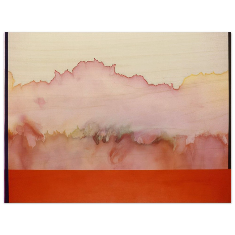 Ronnie Landfield  For Helen and Nicole  1978 Wood Print