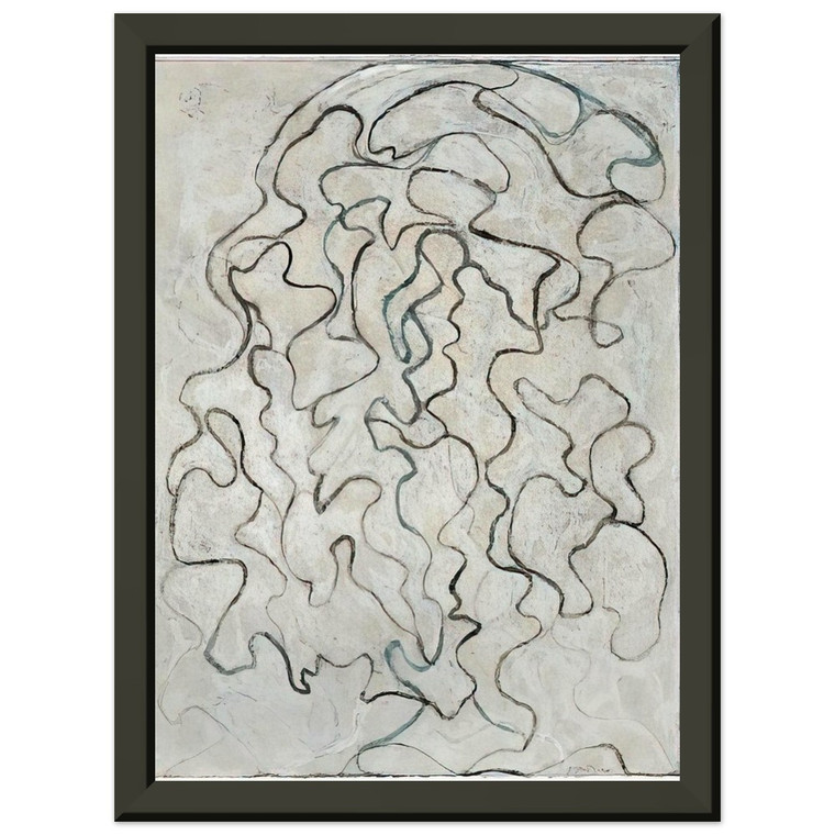 Brice Marden  Nevis Rock  2008 Premium Metal Framed Art Print / Poster