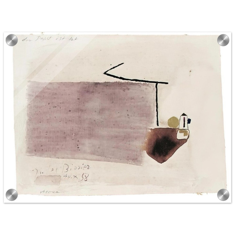 Julius Bissier  14X58  1958 Acrylic Print