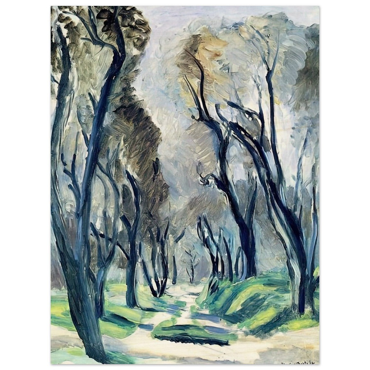 Henri Matisse  THE PATH OF OLIVE TREES 1920 Wood Print