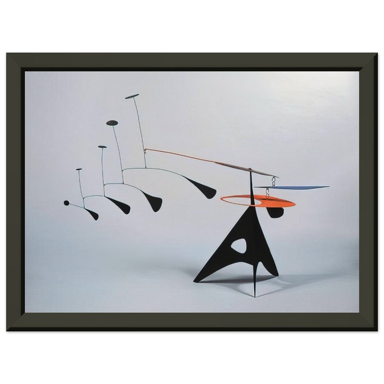 Alexander Calder  BLUE FEATHER 1948 Premium Metal Framed Art Print / Poster