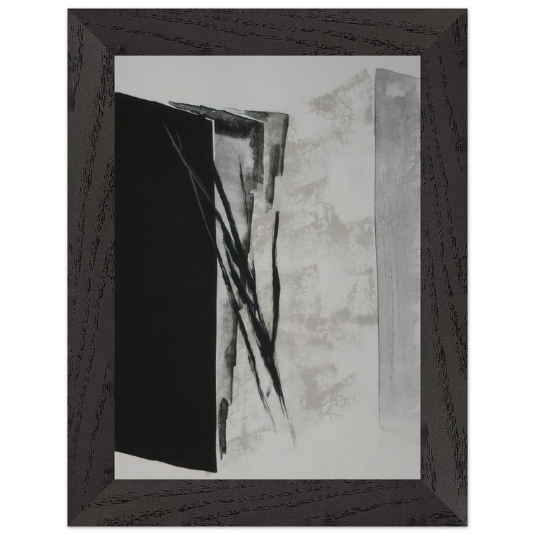 Toko Shinoda Kasanari Abstract Expressionism Wood Framed Art Print