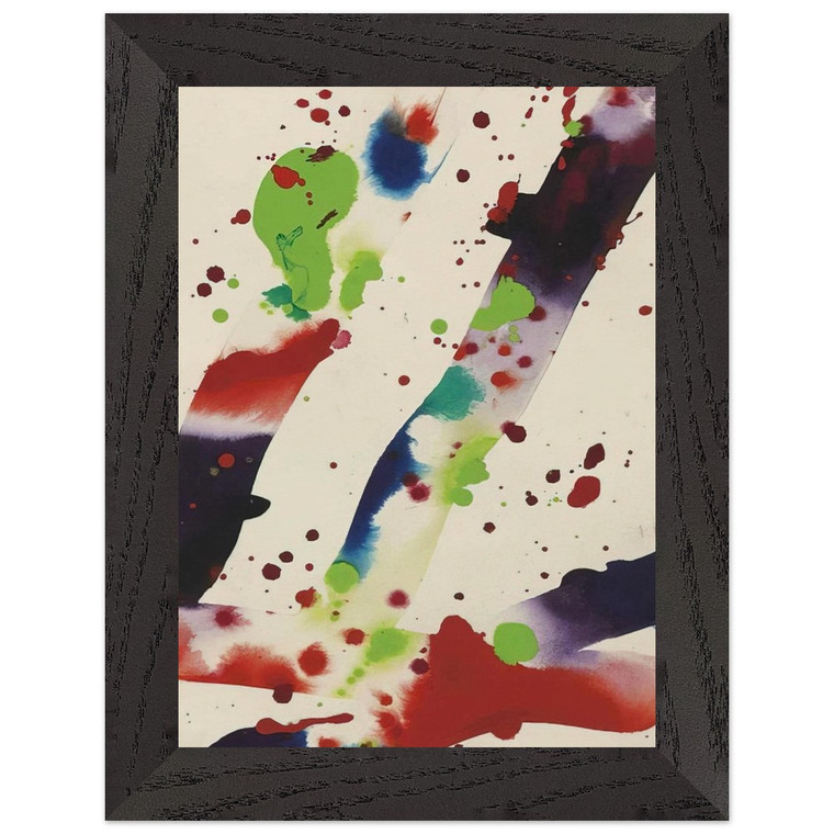 Sam Francis  Hello Premium Wooden Framed Art Print / Poster