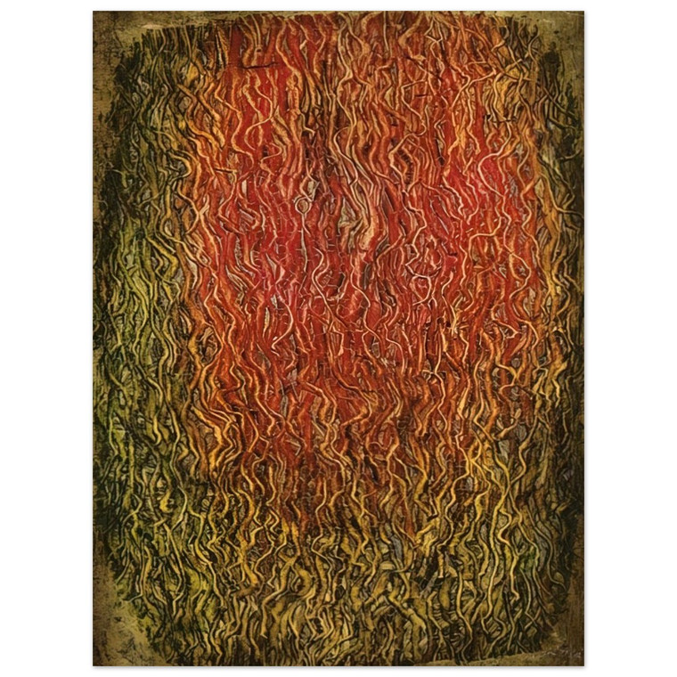 Simon Hantai  Untitled  Surrealism Tachisme Aluminum Print