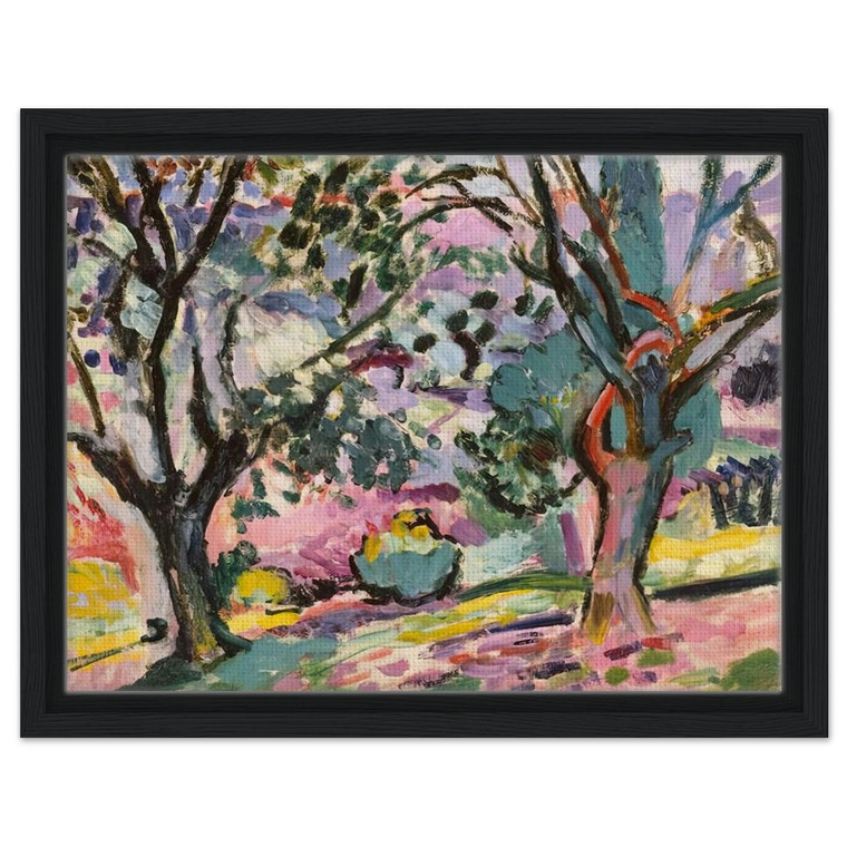 Henri Matisse  OLIVE TREES AT COLLIOURE 1906 Framed Canvas