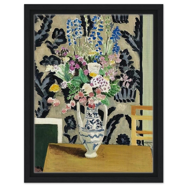 Henri Matisse  BOUQUET DE FLEURS POUR LE QUATORZE JUILLET 1919 Framed Canvas