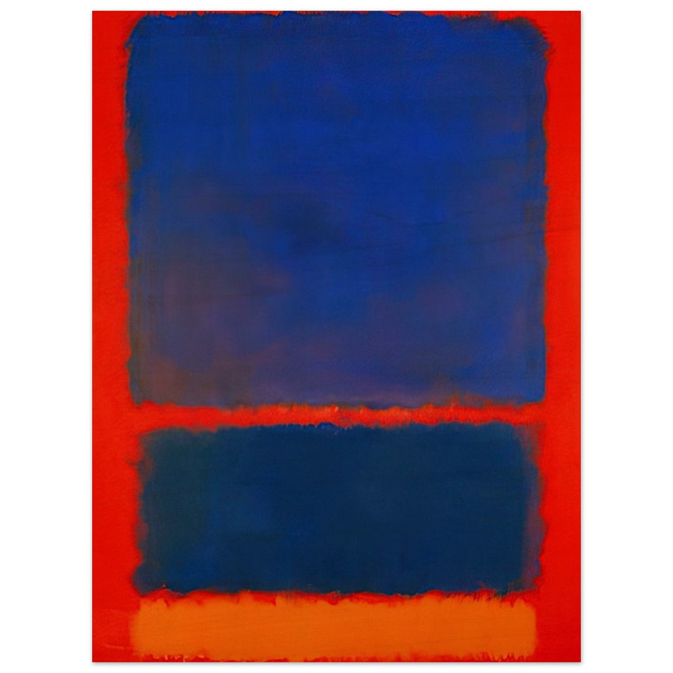 Mark Rothko  Blue Orange Red  1961 Wood Print