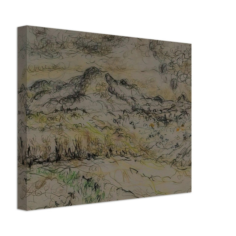 Ivan Albright  ROAD AUGSBURG TO MUNICH GERMANY 1975 Canvas