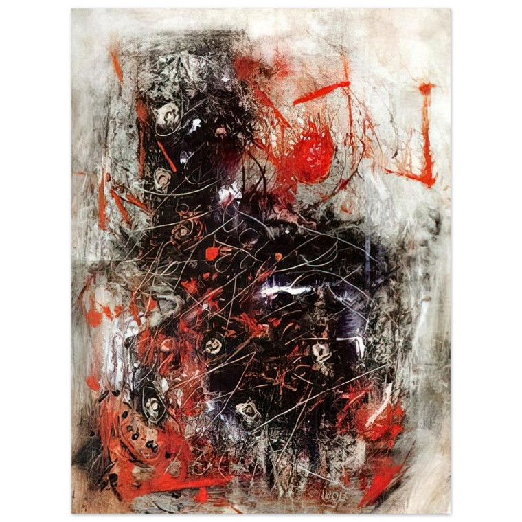 Wols  Oui Oui Oui  Tachisme Aluminum Print