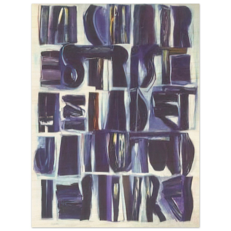 Joao Vieira  La chair este triste  1966 Wood Print