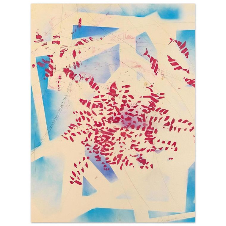 Alighiero Boetti  UNO DEI TRE QUADRI MUTI SENZA SCRITTURA 1988 Aluminum Print