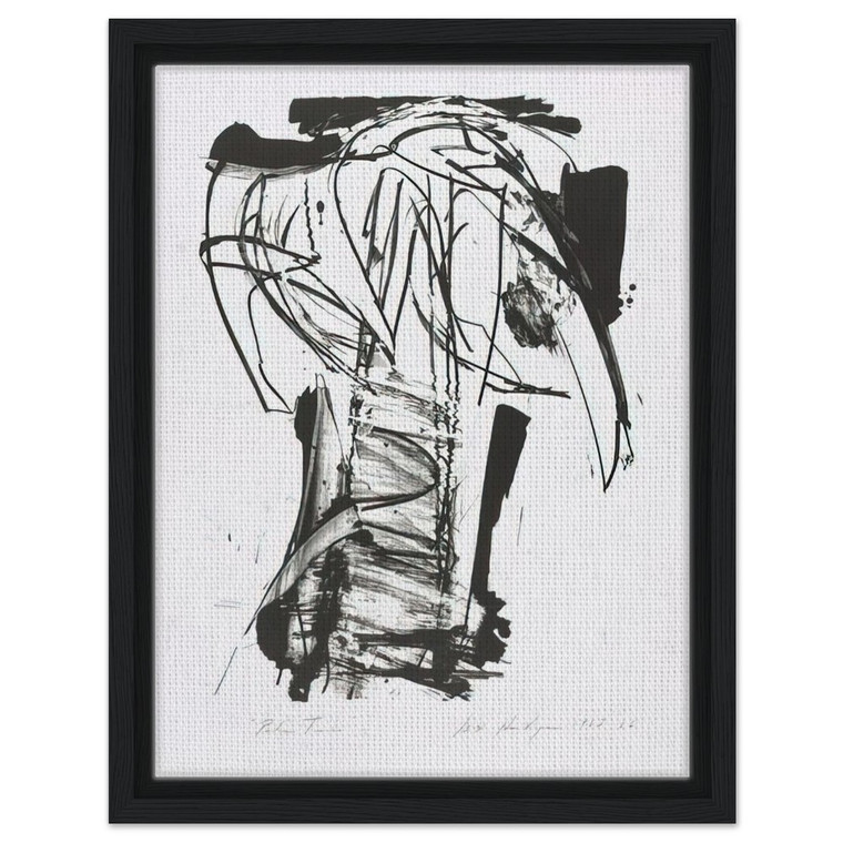 Grace Hartigan  Palm Trees from the Series The Archaics Framed Canvas