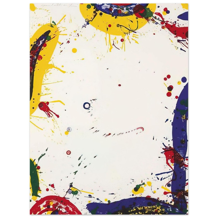 Sam Francis  Upper Yellow II  Lembark L73  Aluminum Print
