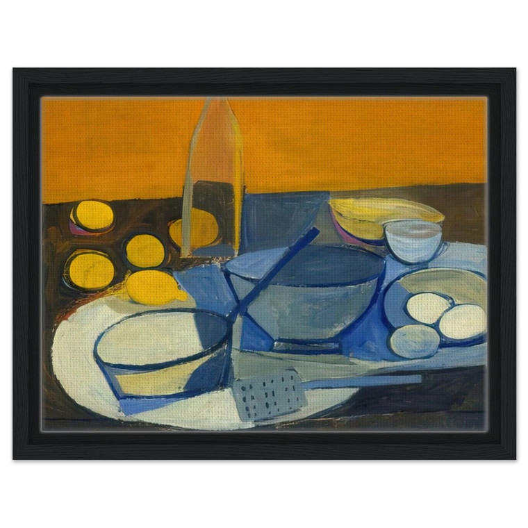 William Scott  Kitchen Still Life  1948 Framed Canvas