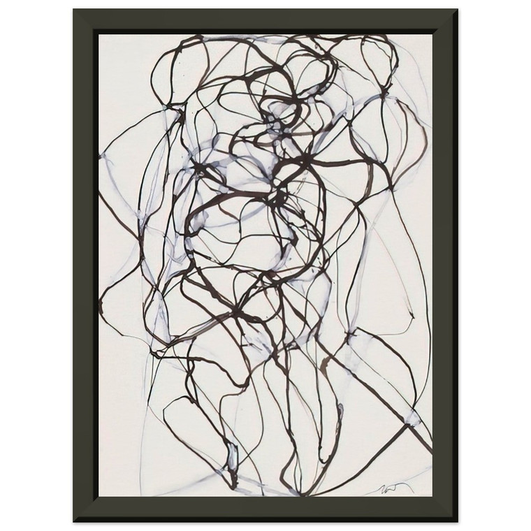 Brice Marden  Aphrodite Study  1993 Premium Metal Framed Art Print / Poster