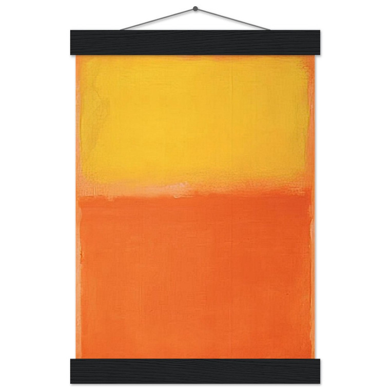 Mark Rothko Orange and Yellow 1956 Museum-Quality Matte Paper Poster with Hanger