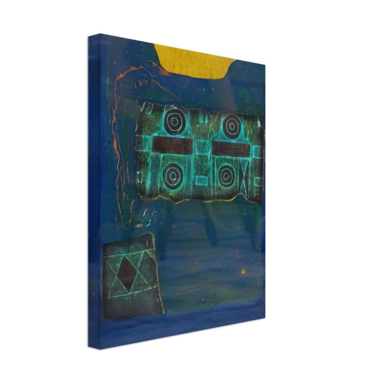 Hiroyuki Tajima  The Decorated Tomb of Ancient Japan B  1969 Canvas