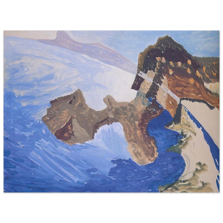 Benedetta Cappa  Meeting on the Island Aluminum Print