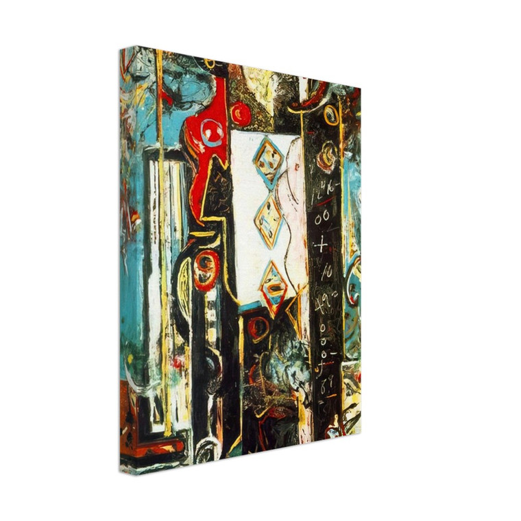 Jackson Pollock  MALE AND FEMALE Canvas