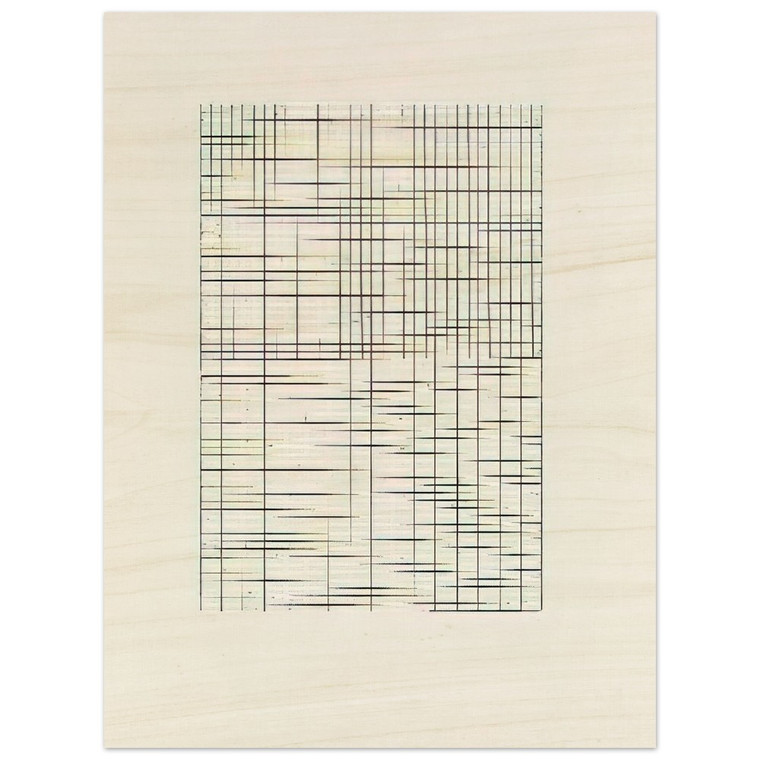 Brice Marden  Untitled from Adriatics  Minimalism Wood Print