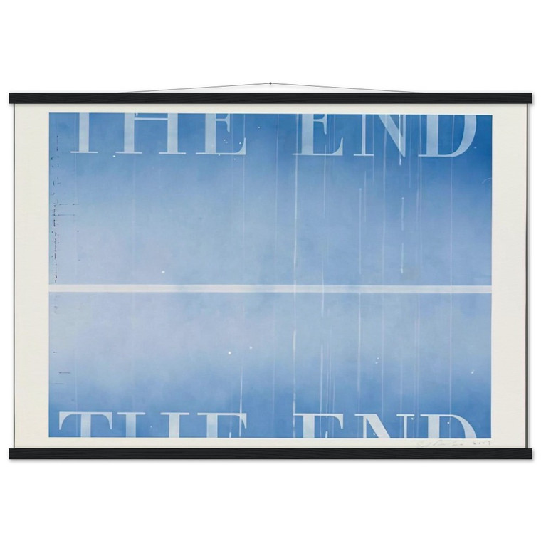 Edward Ruscha  THE END 40 2003 Museum-Quality Matte Paper Poster with Hanger