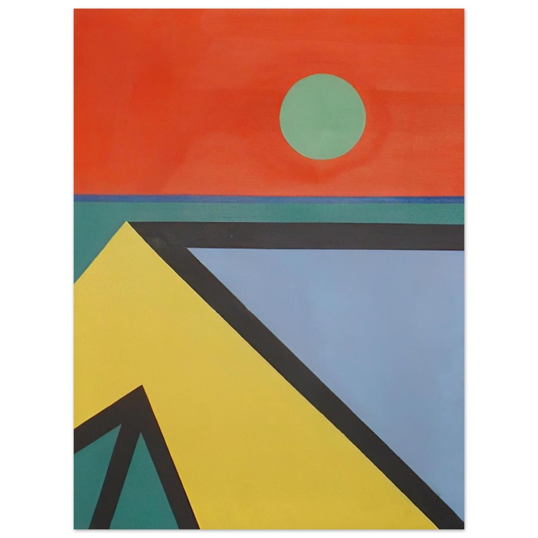 Ronnie Landfield  Untitled  1965 N11 Aluminum Print