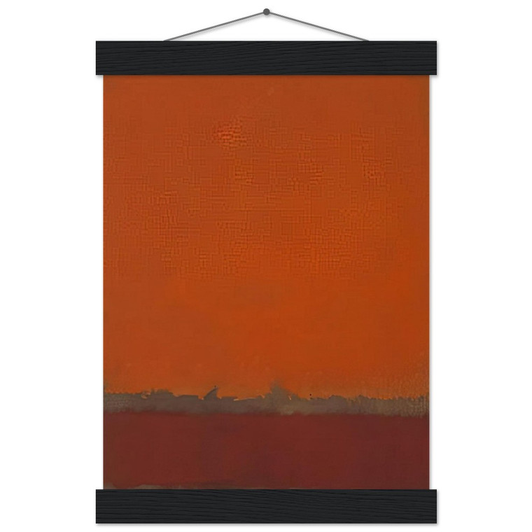 Mark Rothko Ochre and Red on Red 1962 Matte Poster with Hanger