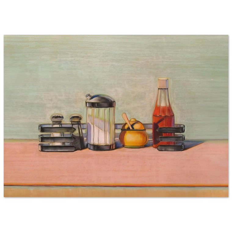 Wayne Thiebaud  Caged Condiments  2000 Fine Art Poster / Art Print