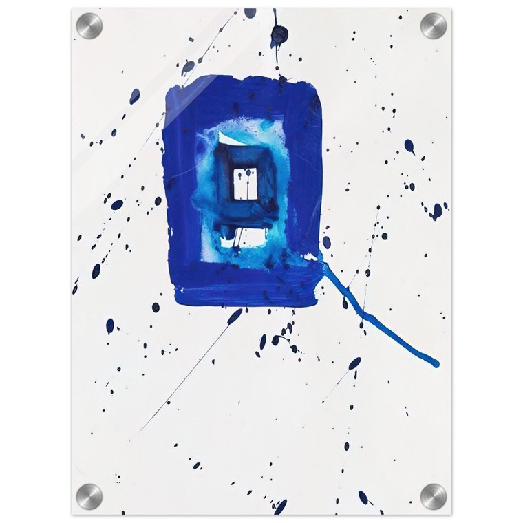 Sam Francis  Blue Frame Acrylic Print