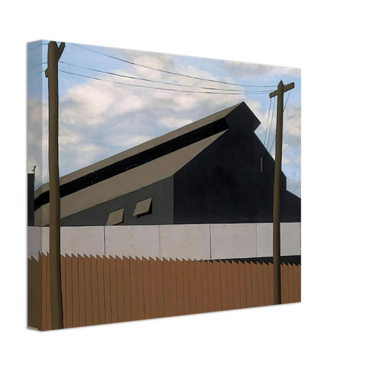 Ralston Crawford  Steel Foundry Coatesville Pa  1937 Canvas