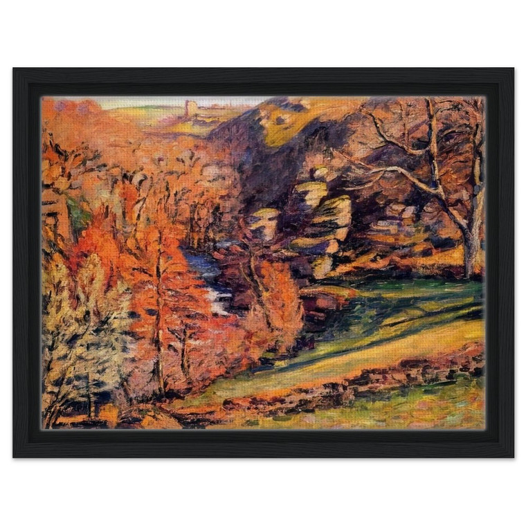 Armand Guillaumin  Madness Ravine Crozant Framed Canvas
