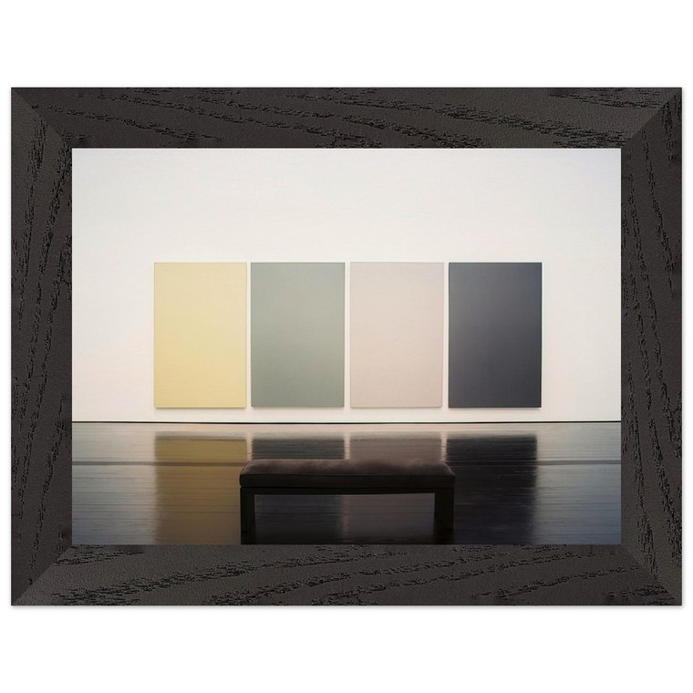 Brice Marden  The Seasons  1975 Premium Wooden Framed Art Print / Poster